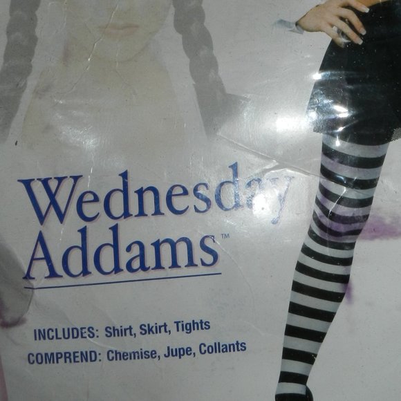Addams Family Women's Wednesday Addams Costume💥🆕SHIPS FAST😮‍💨⚡🚚 - Picture 6 of 16